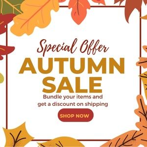 Bundle your items and receive discounted shipping!!